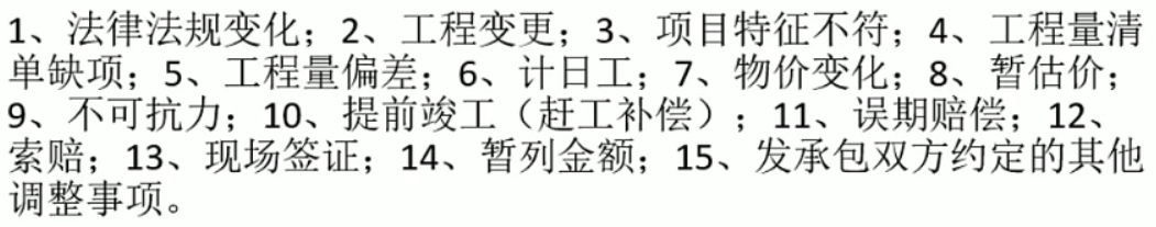 合同价款的调整受限于哪些因素影响？
