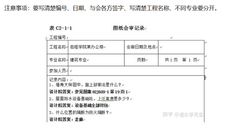 图纸会审会议纪要格式 注意事项