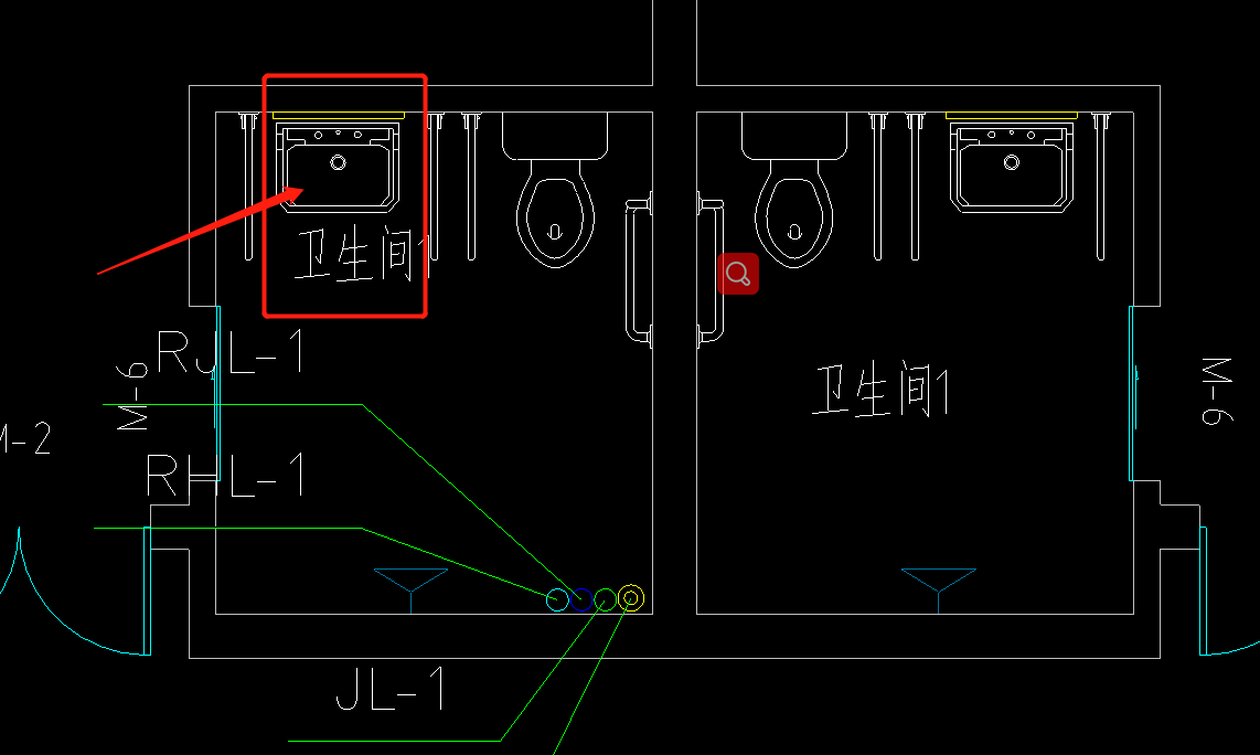 台下式洗脸盆 图例 