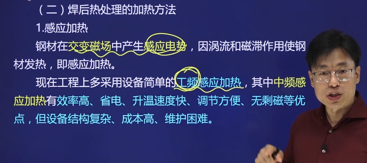 焊后热处理的加热方法